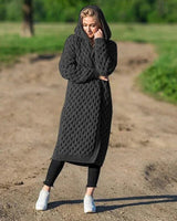 NIKITA - Bequeme strickjacke in Schwarz