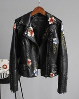 ALICE  - Jacke mit blumenmuster für frauen in Schwarz