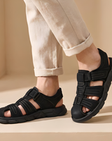 Arthur - Die komfortablen und stilvollen Sommersandalen für Herren in Schwarz
