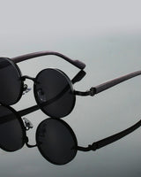 Aila | Premium Metall-Sonnenbrille mit Anti-Reflektion in Schwarz