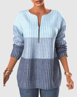 ORNELLE- Stylischer pullover in Blau