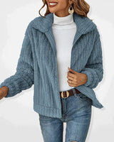Isadora Damen Cardigan mit langen Ärmeln in Blau