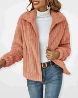 Isadora Damen Cardigan mit langen Ärmeln in Rosa