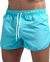 Branek - Schnelltrocknende Badeshorts in Hellblau