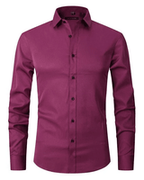 Felix™ - Knitterfreies Hemd in Rot