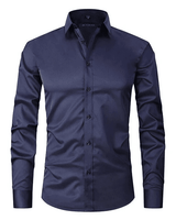 Felix™ - Knitterfreies Hemd in Marineblau