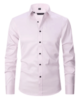 Felix™ - Knitterfreies Hemd in Rosa
