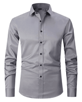 Felix™ - Knitterfreies Hemd in Grau