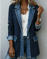 Britta | Modern-klassische Jacke in Marineblau