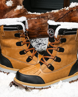 Herren Warm Winterstiefel | Rutschfest in Beige