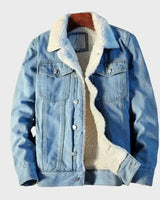 Miti | Winter Denim Jacke in Blau