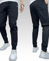 Tommaso | Premium Stretch Cargohose in Schwarz