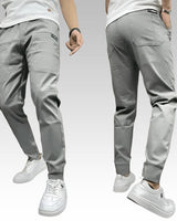 Tommaso | Premium Stretch Cargohose in Hellgrau