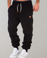 Hoder - Baggy Sweatpants für Männer in Schwarz