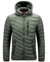 Calvin - Outdoor Daunenjacke für Herren in Grün
