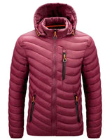 Calvin - Outdoor Daunenjacke für Herren in Rot