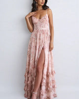 Savenora | Elegantes fließendes Sommerkleid in Rosa