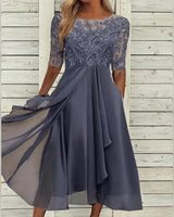 Rivanna | ELEGANTES SOMMERKLEID in Lila