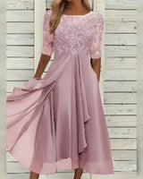 Rivanna | ELEGANTES SOMMERKLEID in Rosa