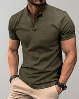 Leo - Elegantes Freizeit-Poloshirt in Grün