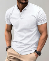 Leo - Elegantes Freizeit-Poloshirt in Weiß