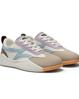 Zelda | Damen Schnür Sneaker Fußgewölbestütze – Komfort Schnürsneaker Stütze 2026 in Lila & Blau