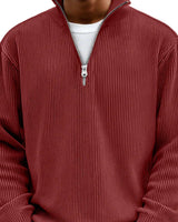 Calix | Herren Pullover Trendig Elegant Modern Hochwertig in Rot