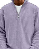 Calix | Herren Pullover Trendig Elegant Modern Hochwertig in Lila