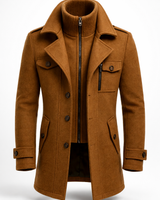 Marcus - Zweiteiliger Mantel in Camel