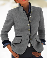 Josceline - Eleganter und bequemer Blazer in Grau