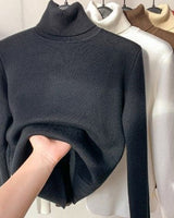 Charles | Maxi-Komfortpullover mit Rollkragen in Schwarz