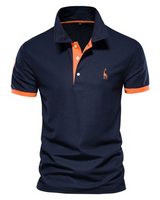 Geoff – Premium Polo Hemd in Marineblau