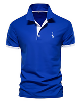 Geoff – Premium Polo Hemd in Blau