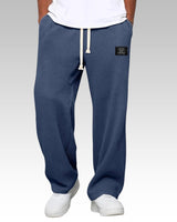 Samuel – Weite Komforthose mit verstellbarem Bund in Blau