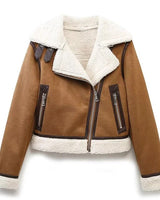 Bohème Winterjacke in Braun