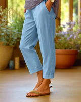 Küstenbrise Hose in Blau