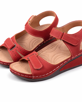Talynne - Gepolsterte Sandalen in Venezianisch Rot