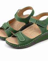 Talynne - Gepolsterte Sandalen in Olivgrün