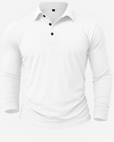 Loreno™ | Polo aus hochwertiger Baumwolle, frisch und bequem in Weiß