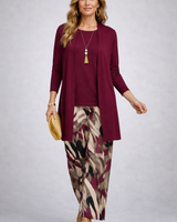 Fiamma | Elegantes 3-teiliges Casual-Set in Lila