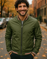 CLARK - Vielseitige Herbst-Bomberjacke in Grün