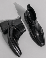 Modeste - Stiefel Mit Schnallen in Schwarz