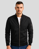 Herren-Bomberjacke mit Taschen - Donovan in Schwarz
