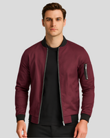 Herren-Bomberjacke mit Taschen - Donovan in Bordeaux