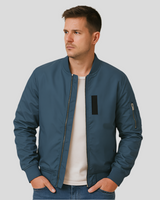 Minimalistische Herren-Bomberjacke - Danilo in Marineblau