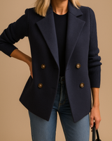 Almante - Pullover Stil Blazer in Blau