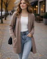 Damen-Strickjacke - Liv in Cafe