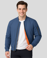 Herren-Bomberjacke mit Innenfutter - Julian in Marineblau