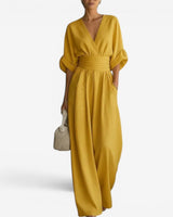 Olyara - Maßgeschneiderter Jumpsuit in Gelb