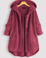 GLEN - Fleecejacke für Gemütlichkeit und Stil in Rot